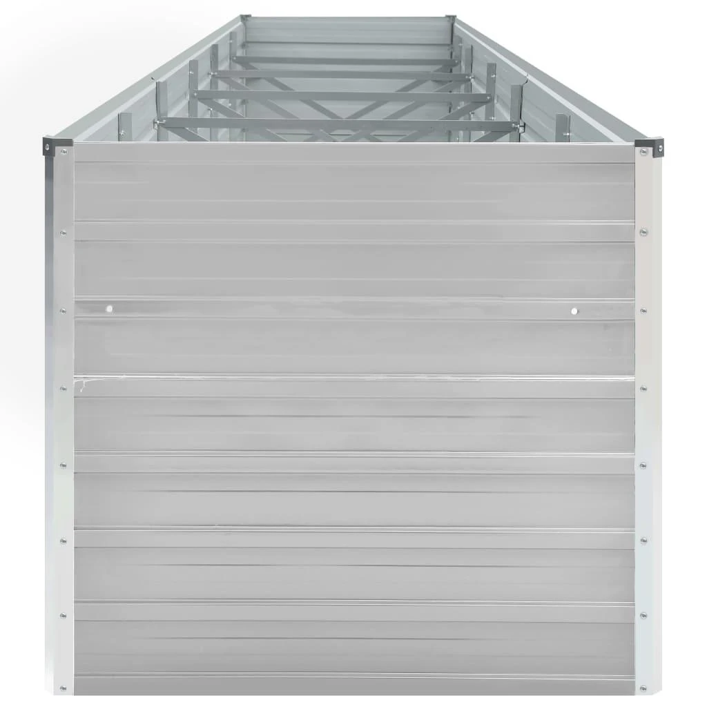 Lovelis, pilkas, 480x80x45cm, galvanizuotas plienas, aukštas