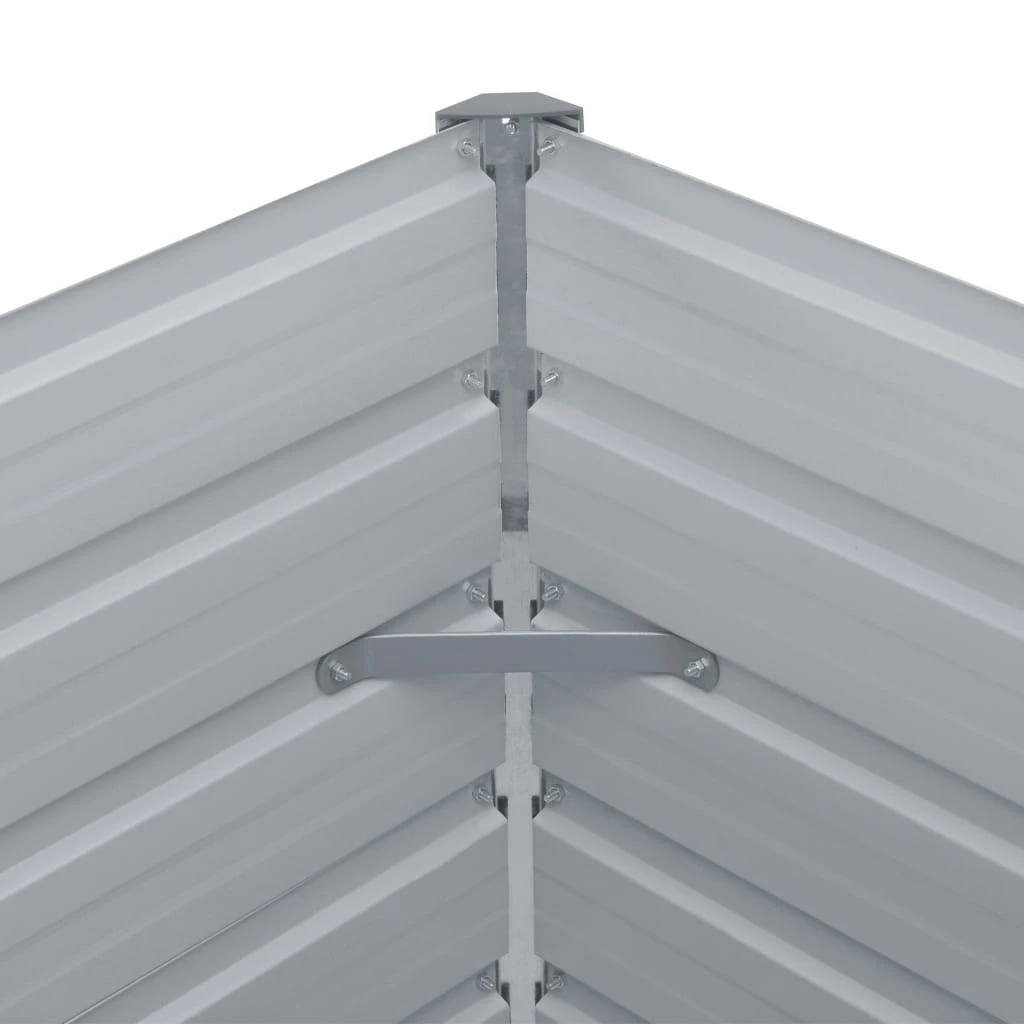 Lovelis, pilkas, 480x80x45cm, galvanizuotas plienas, aukštas