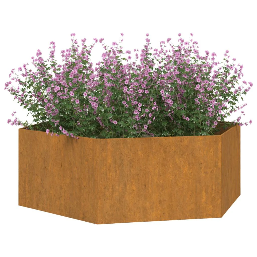 Lovelis, rūdžių spalvos, 138x120x45 cm, Corten plienas