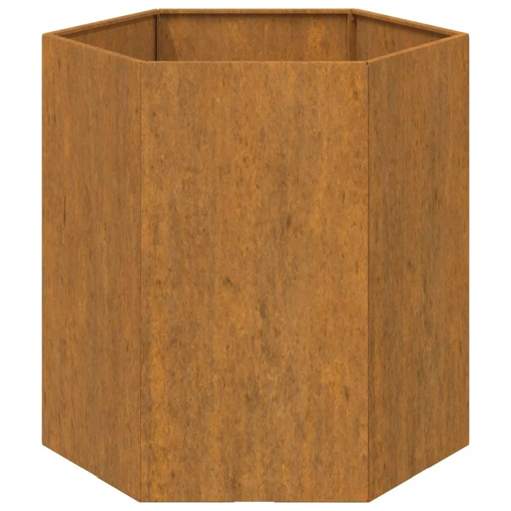 Lovelis, rūdžių spalvos, 40x40x45cm, Corten plienas