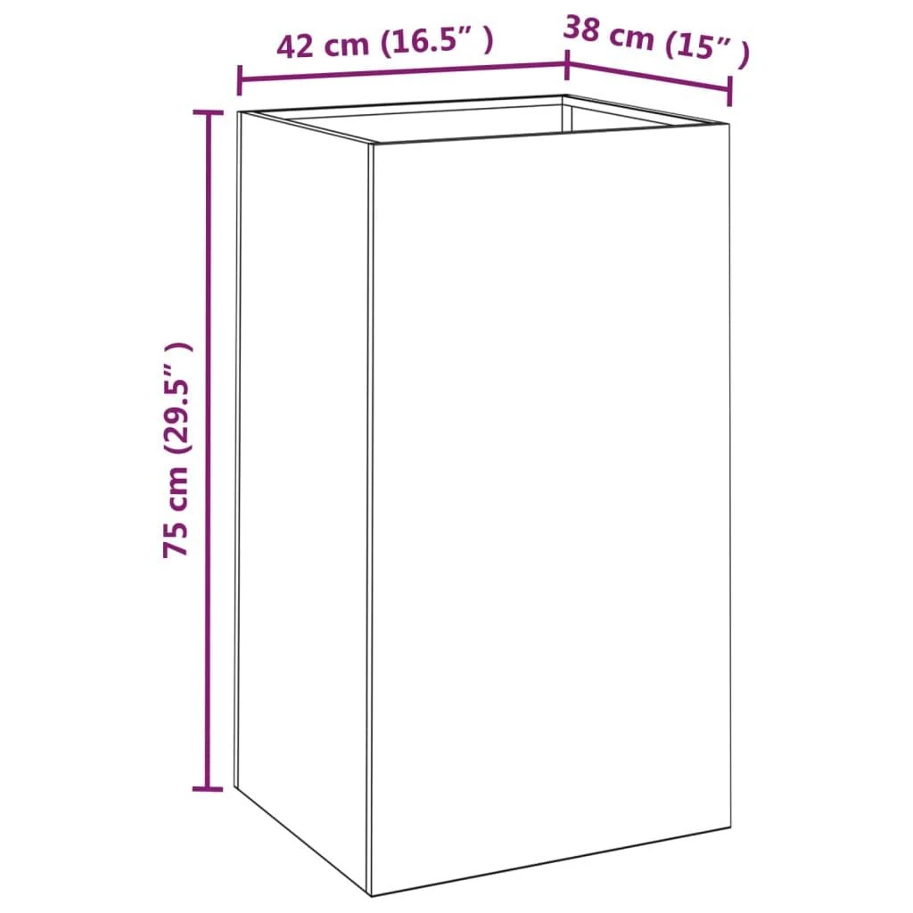 Lovelis, 42x38x75cm, Corten plienas