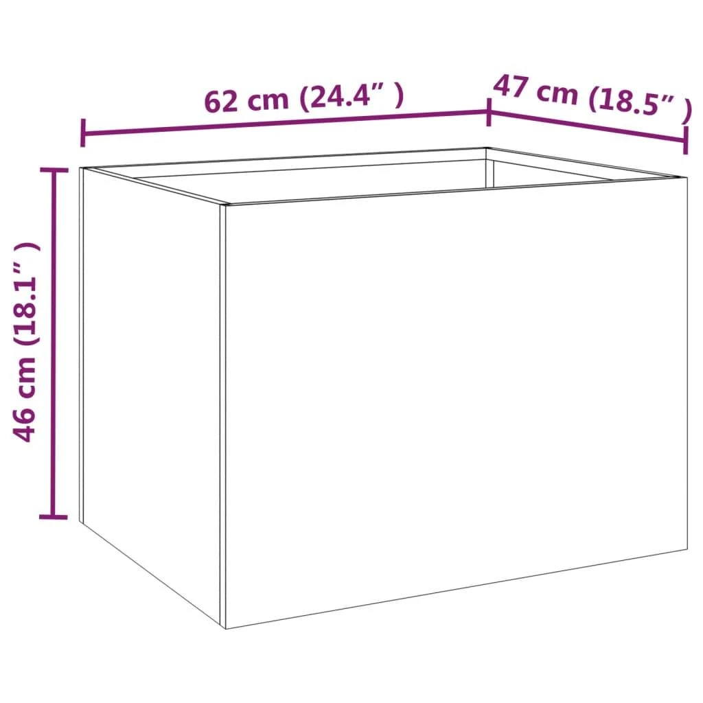Lovelis, 62x47x46cm, Corten plienas