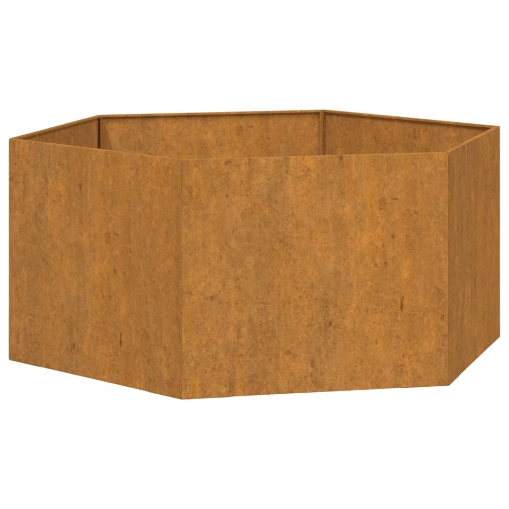 Lovelis, rūdžių spalvos, 90x90x45cm, Corten plienas