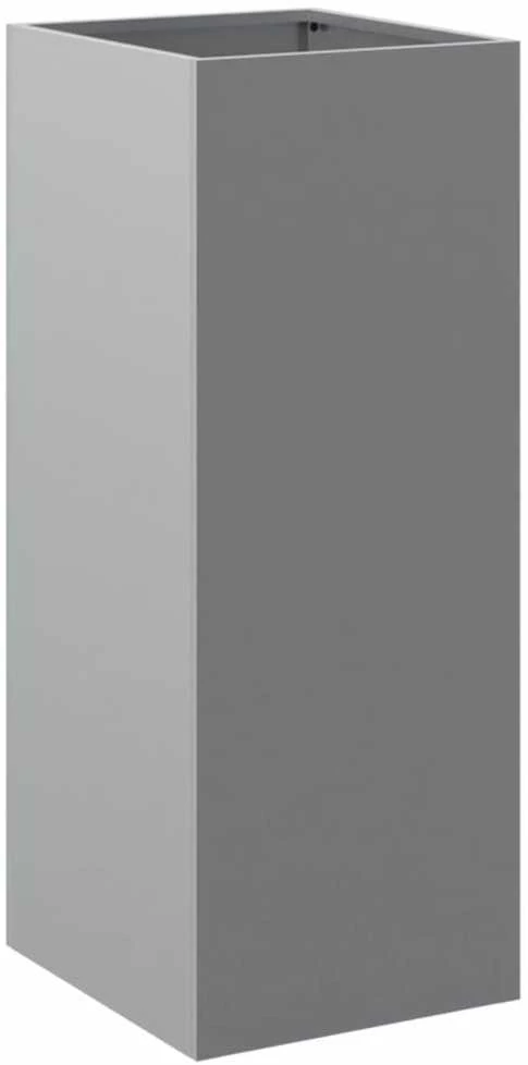 Lovelis, sidabrinis, 32x27,5x75cm, galvanizuotas plienas