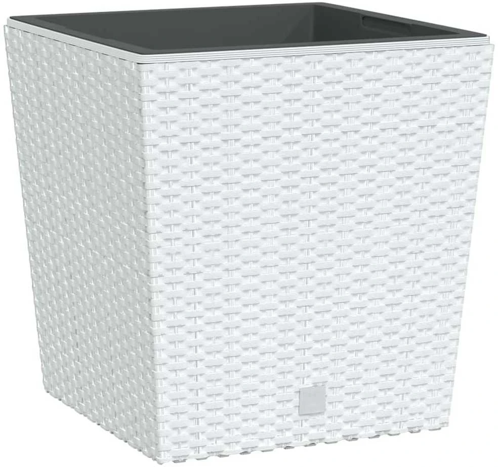 Lovelis su išimamu įdėklu, baltas, 21/32l, PP ratanas