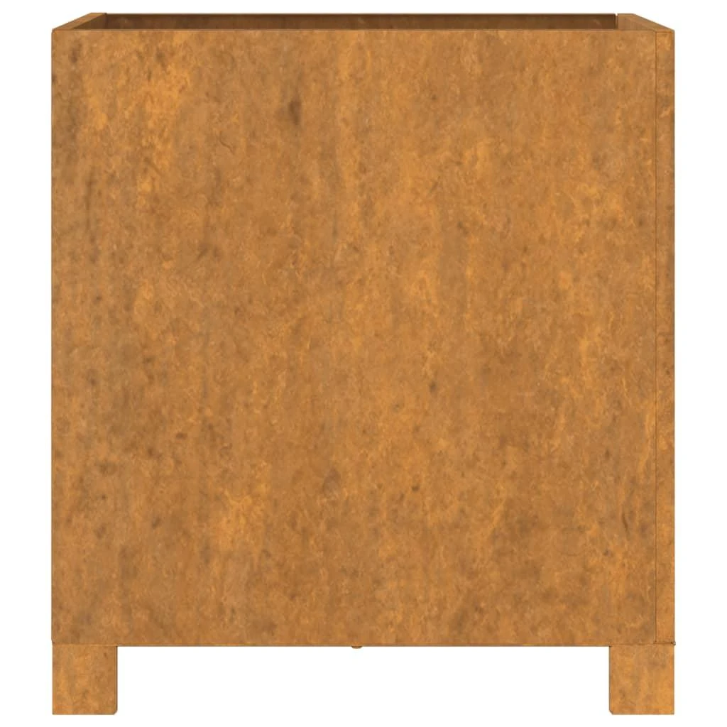 Lovelis su kojelėmis, rūdžių, 42x40x43cm, Corten plienas