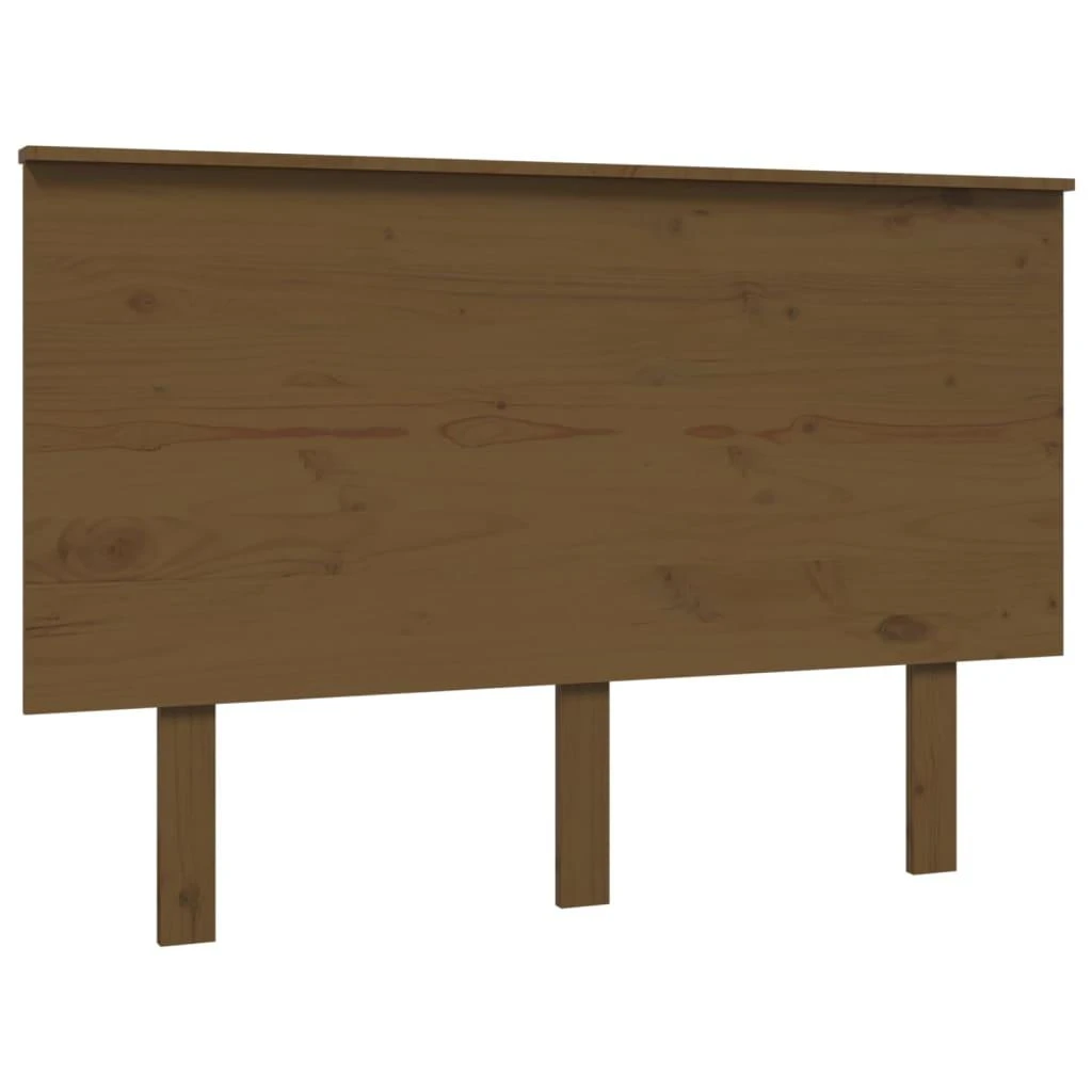 Lovos galvūgalis, medaus rudas, 124x6x82,5cm, pušies masyvas