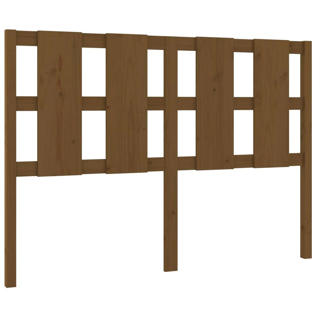 Lovos galvūgalis, medaus rudas, 140,5x4x100cm, pušies masyvas