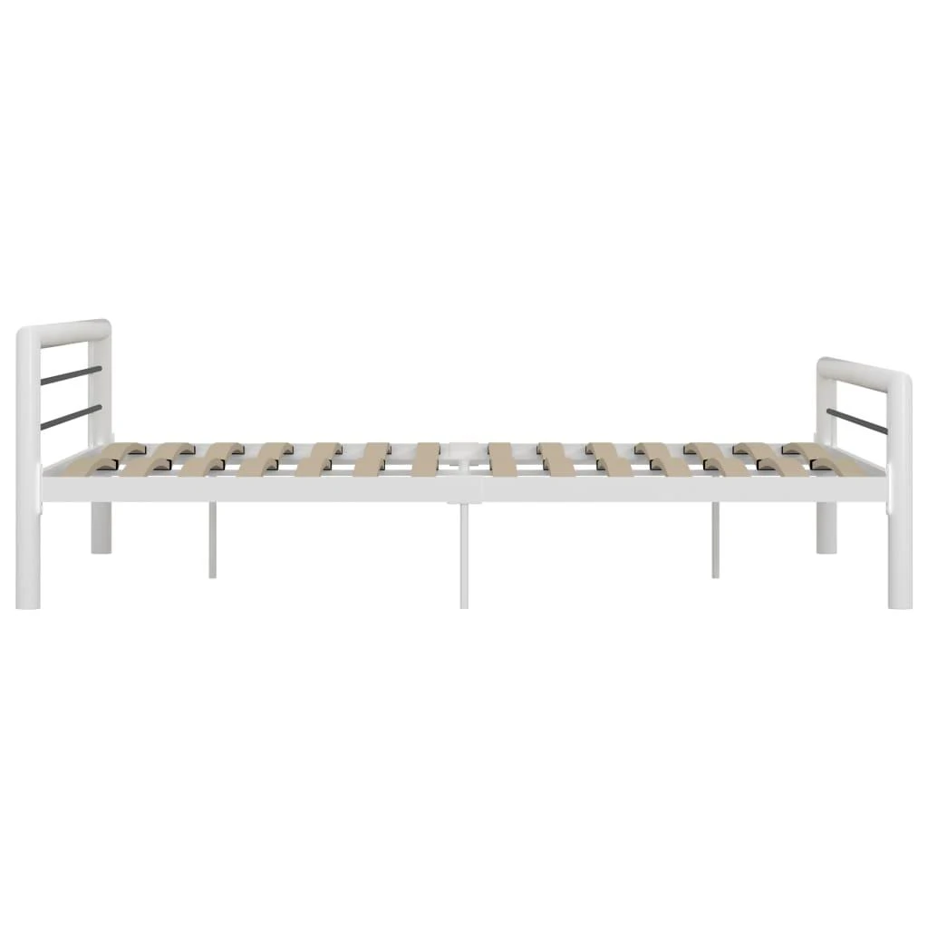 Lovos rėmas, baltos ir juodos spalvos, 180x200cm, metalas