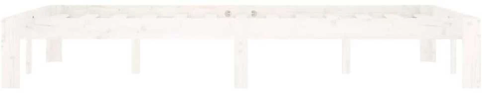 Lovos rėmas, baltos spalvos, 120x200cm, pušies medienos masyvas