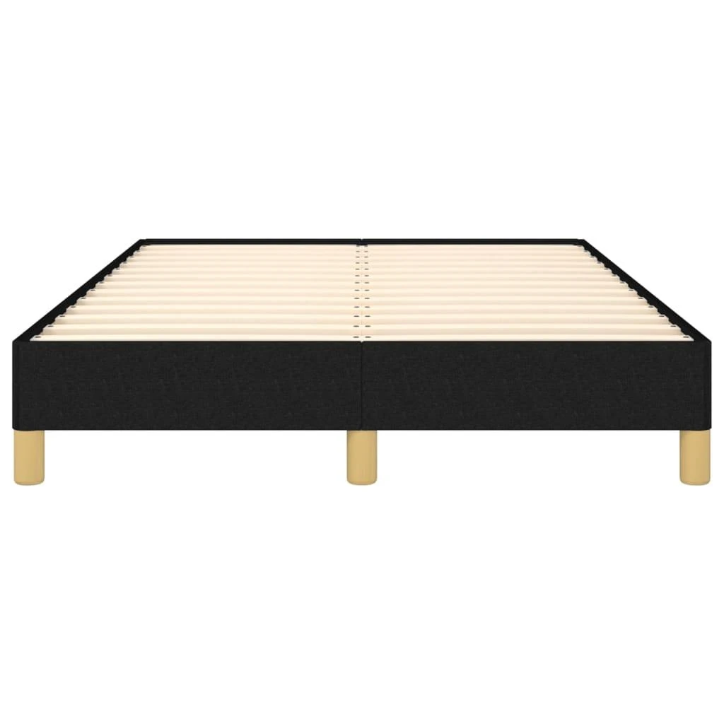 Lovos rėmas be čiužinio, juodos spalvos, 120x200cm, audinys