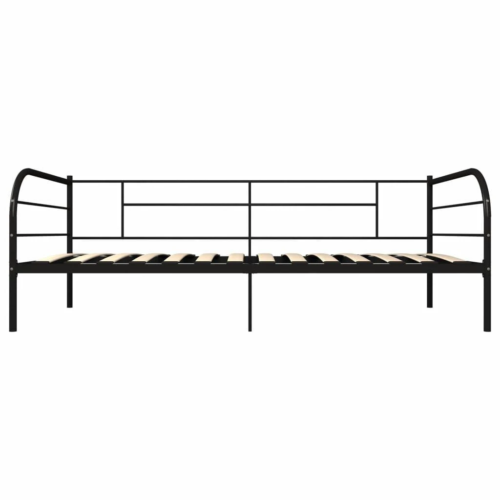 Lovos rėmas, juodos spalvos, 90x200cm, metalas