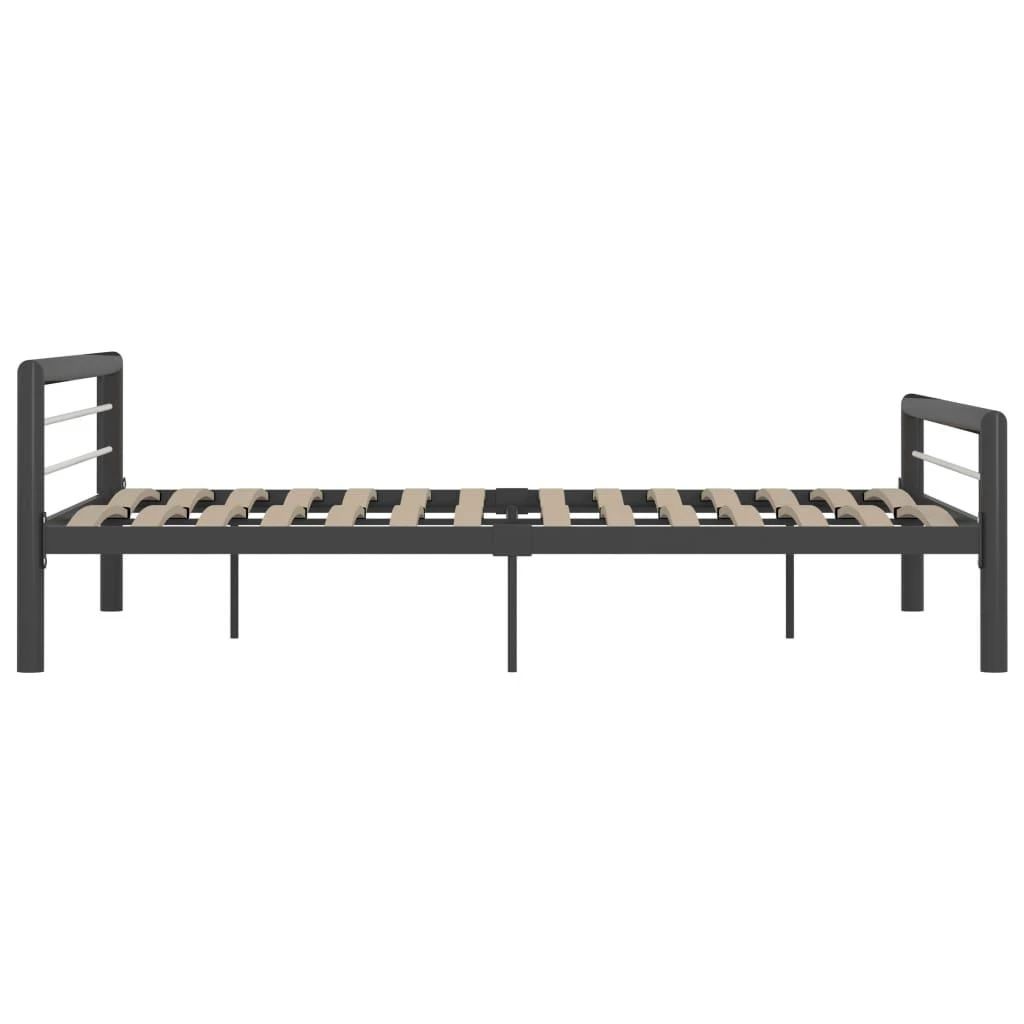 Lovos rėmas, pilkos ir baltos spalvos, 180x200cm, metalas