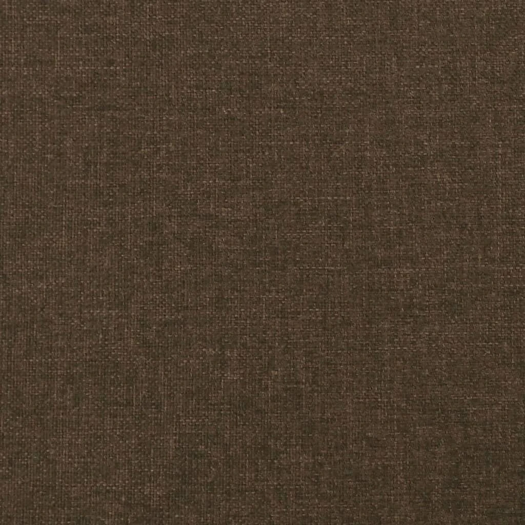Lovos rėmas be čiužinio, tamsiai rudas, 140x200cm, audinys