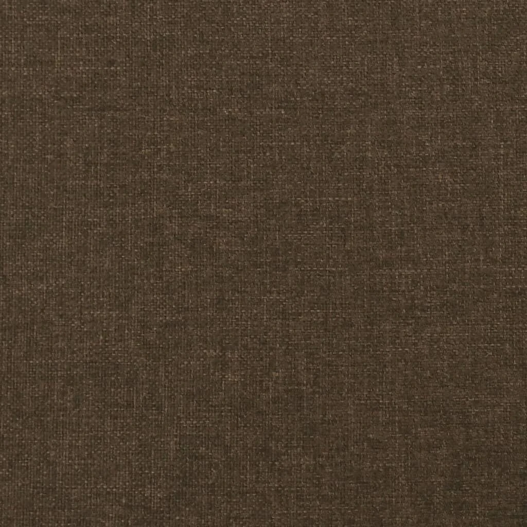 Lovos rėmas be čiužinio, tamsiai rudas, 200x200cm, audinys
