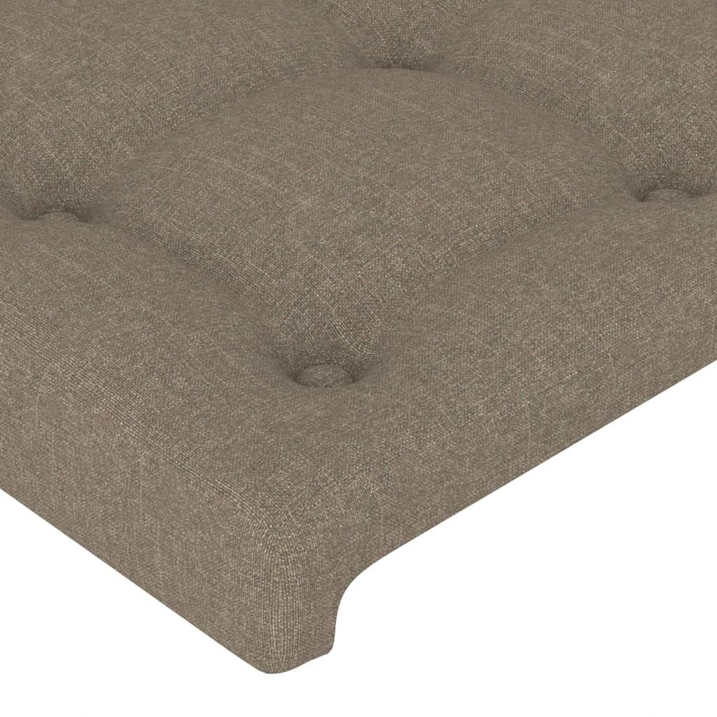 Lovos rėmas su galvūgaliu, taupe spalvos, 80x200cm, audinys