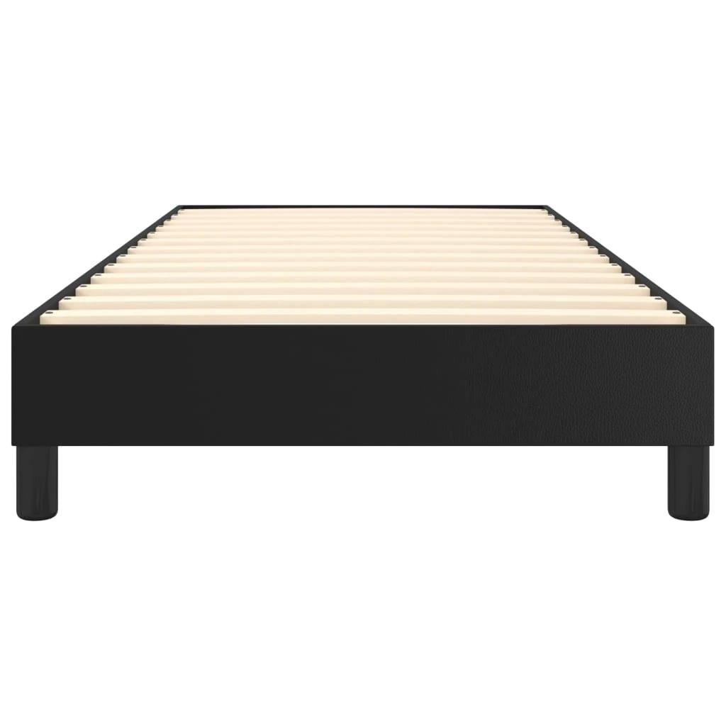 Lovos rėmas, juodos spalvos, 100x200cm, dirbtinė oda