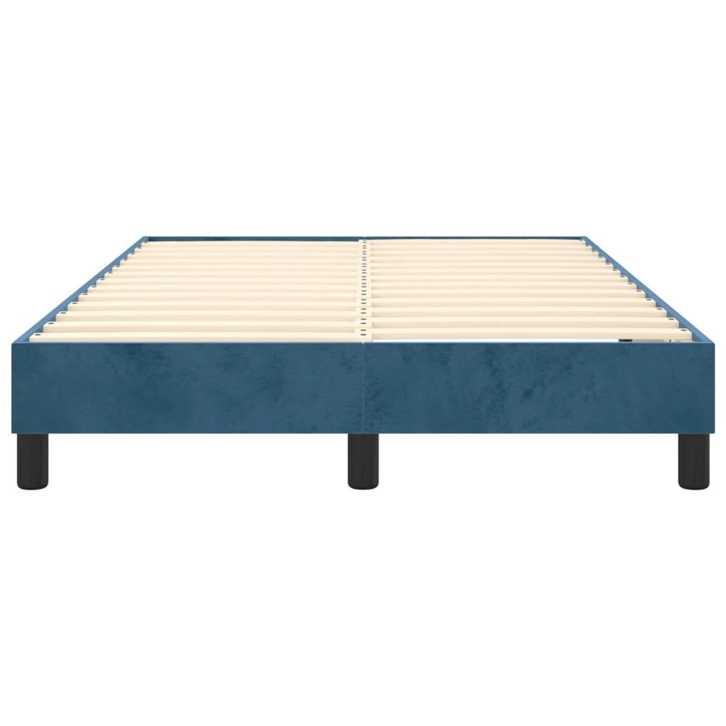 Lovos rėmas be čiužinio tamsiai mėlynas 120x200 cm aksomas