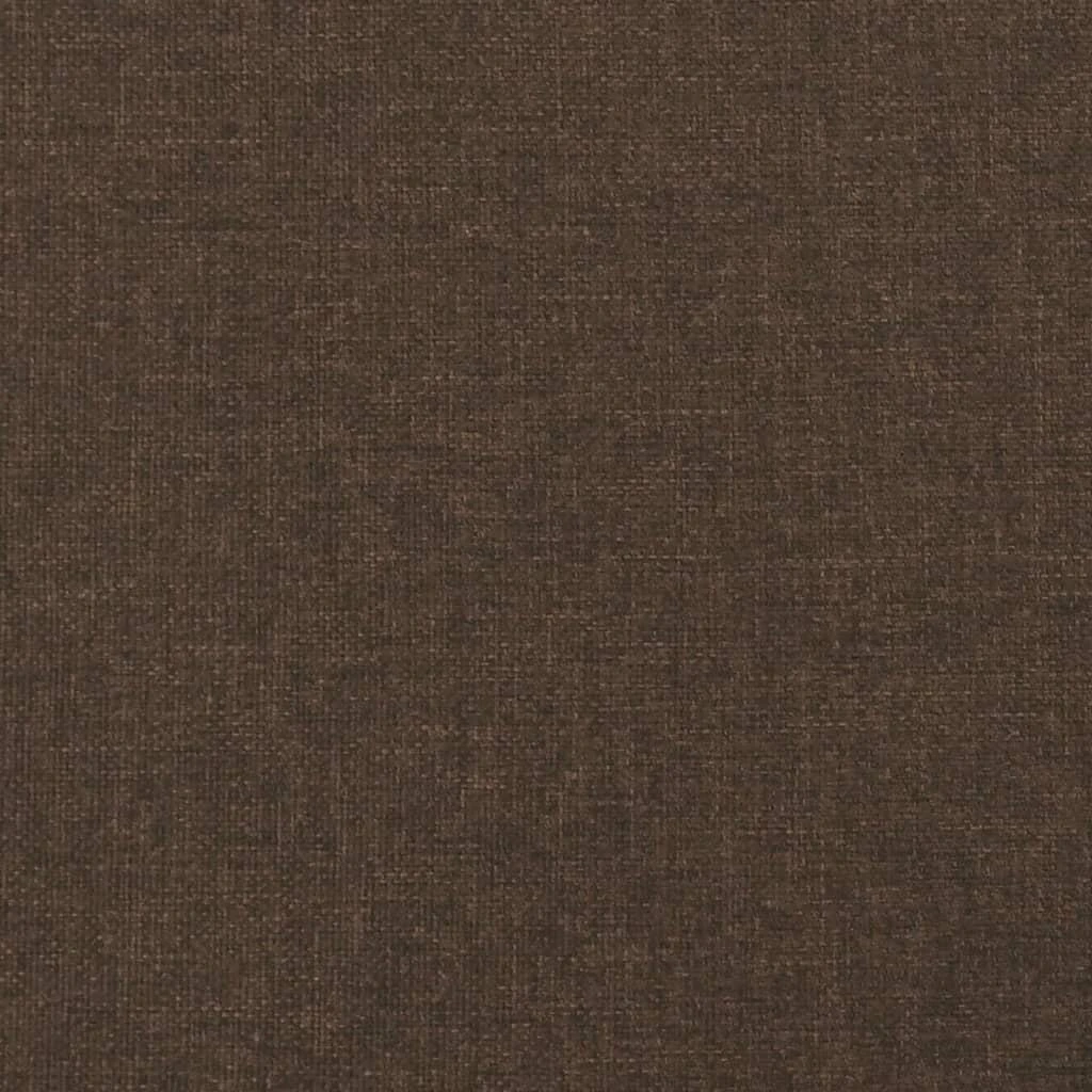 Lovos rėmas be čiužinio, tamsiai rudas, 180x200cm, audinys