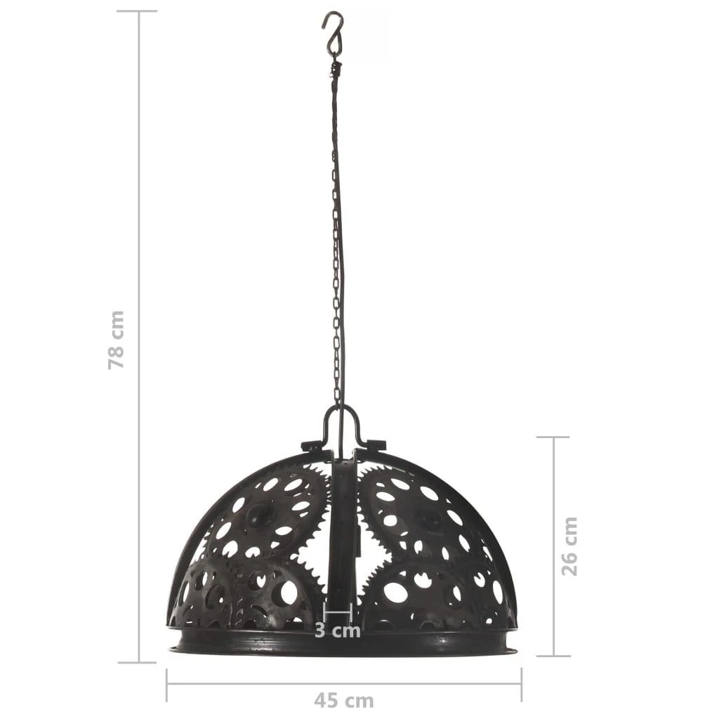 Pakabinamas šviestuvas Lubinis šviestuvas, 45cm, E27, grandinių žvaigždžių dizaino