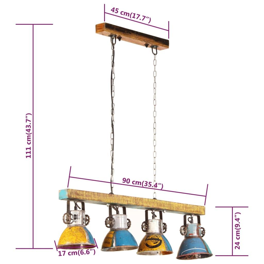 Pakabinamas šviestuvas Lubinis šviestuvas, įvairių spalvų, 25W, 111cm, E27, pramoninis