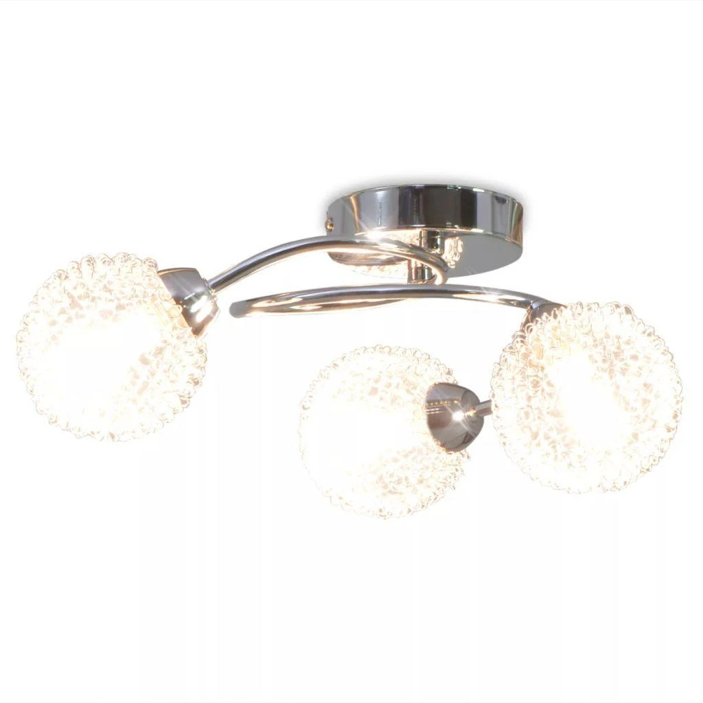 Lubinis šviestuvas Lubų šviestuvas su 3 LED G9 lemputėmis, 120 W