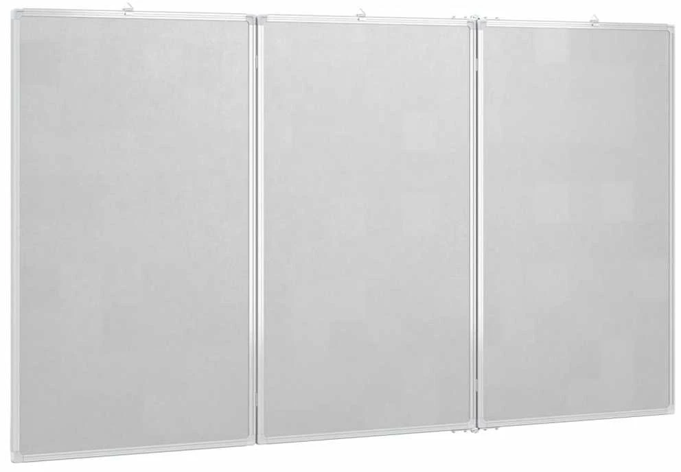 Magnetinė balta lenta, 120x80x1,7cm, aliuminis, sulankstoma