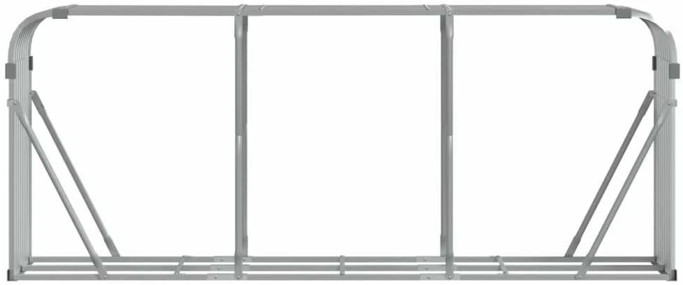 Malkų stovas, sidabrinis, 234x45x100cm, galvanizuotas plienas