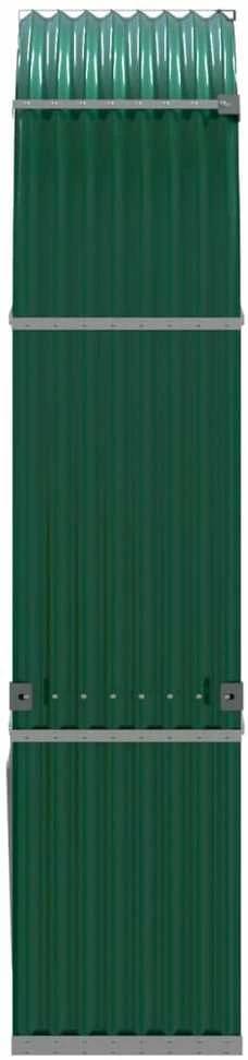 Malkų stovas, žalias, 120x45x210cm, galvanizuotas plienas