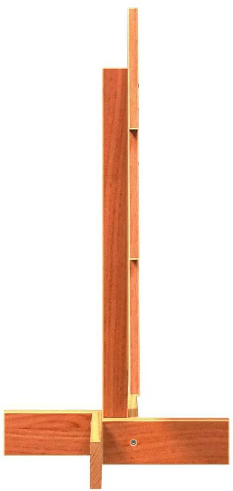 Medinė Kalėdų eglutė, vaško ruda, 60cm, pušies medienos masyvas