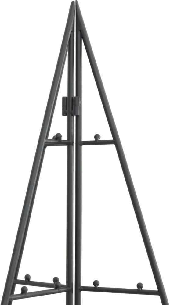 Metalinė Kalėdų eglutė, juodos spalvos, 180 cm