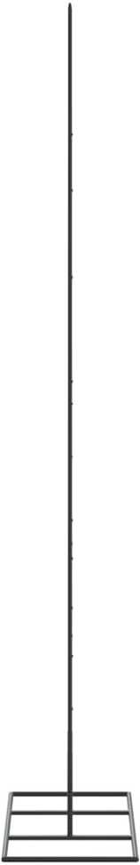 Metalinė Kalėdų eglutė, juodos spalvos, 150 cm