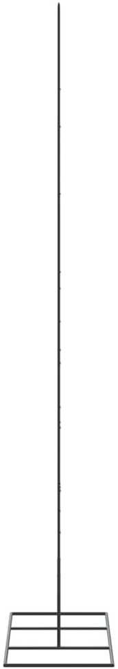Metalinė Kalėdų eglutė, juodos spalvos, 180 cm
