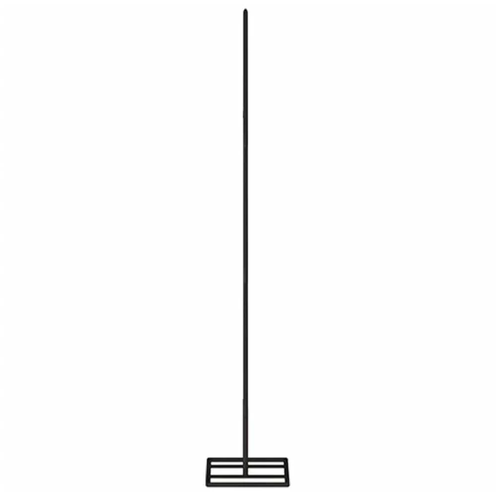 Metalinė Kalėdų eglutė, juodos spalvos, 60 cm