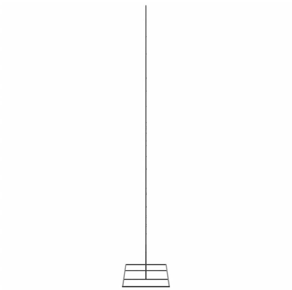 Metalinė Kalėdų eglutė, juodos spalvos, 210cm