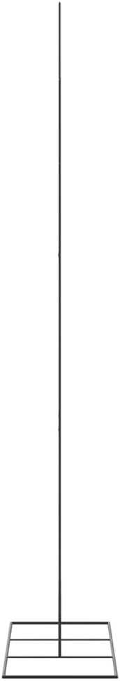 Metalinė Kalėdų eglutė, juodos spalvos, 210cm