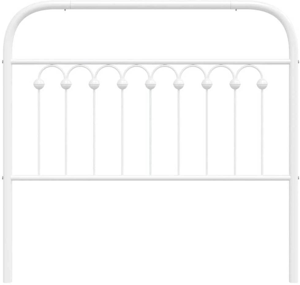 Metalinis galvūgalis, baltos spalvos, 100cm