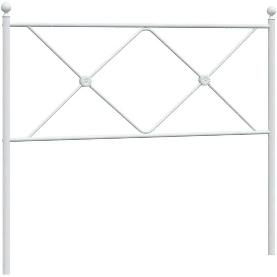Metalinis pakaitinis galvūgalis, baltos spalvos, 100cm