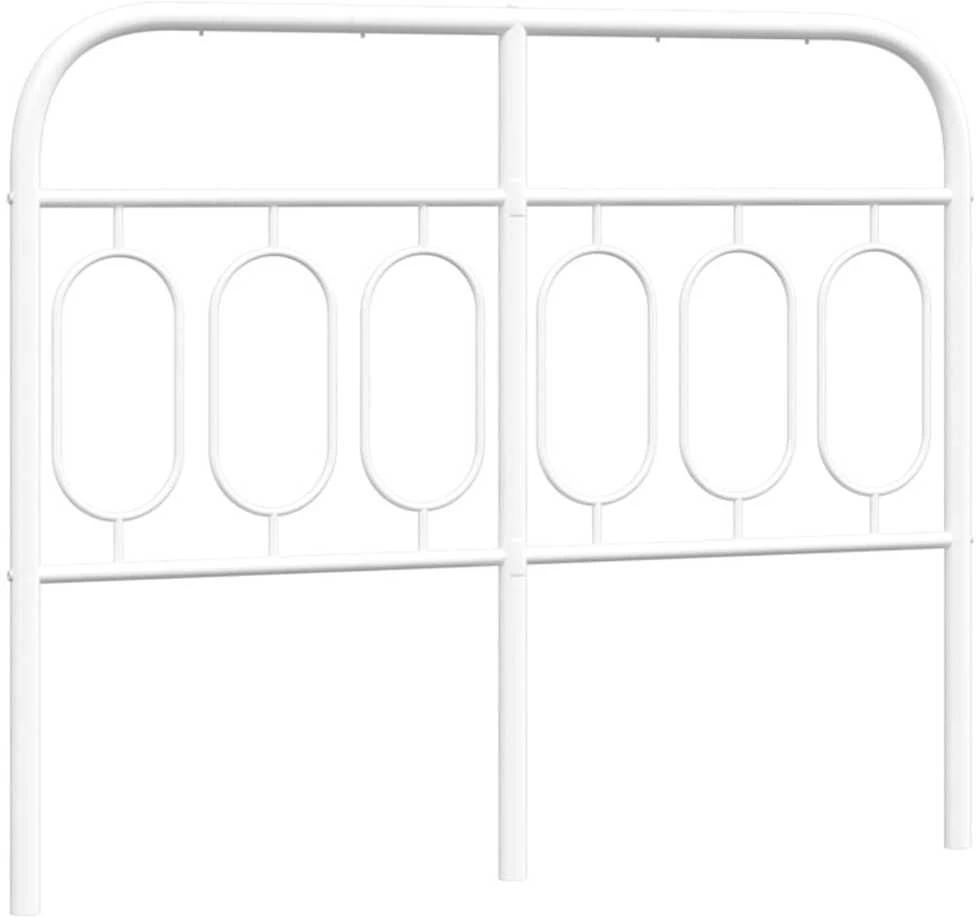 Metalinis galvūgalis, baltos spalvos, 120cm