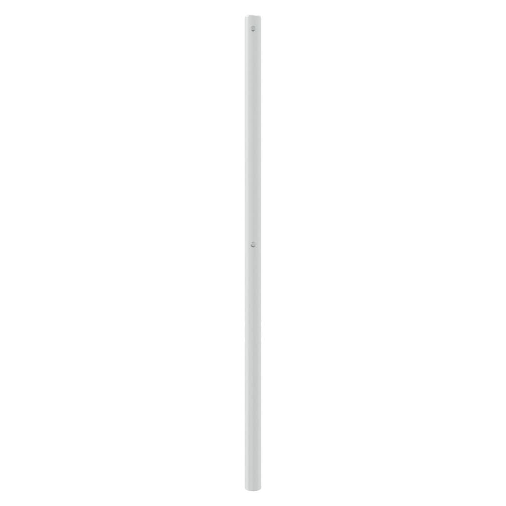 Metalinis galvūgalis, baltos spalvos, 135cm