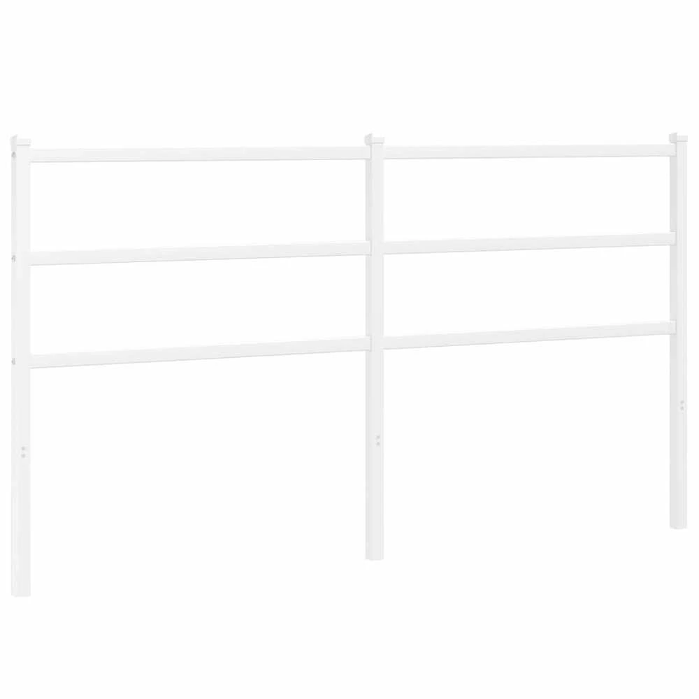 Metalinis galvūgalis, baltos spalvos, 160cm
