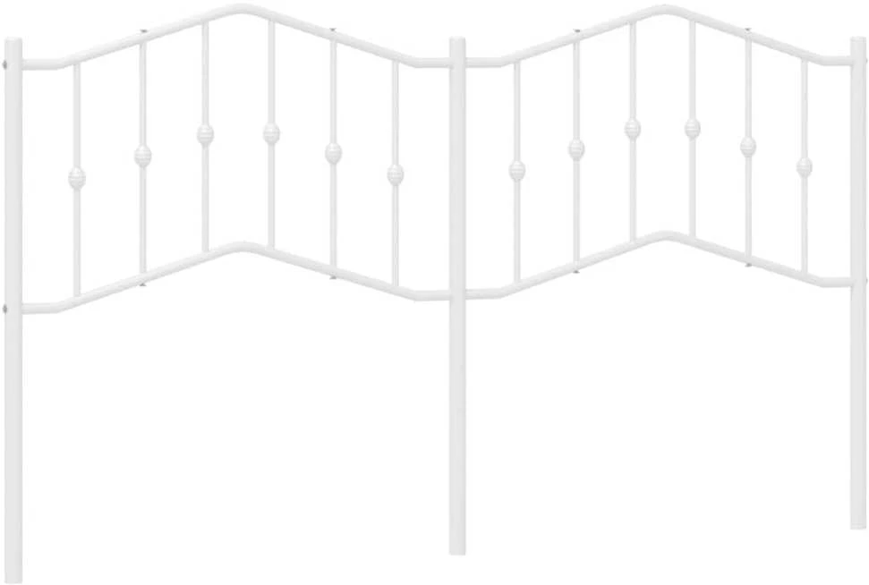 Metalinis galvūgalis, baltos spalvos, 160cm