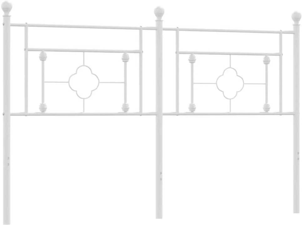 Metalinis pakaitinis galvūgalis, baltos spalvos, 160cm