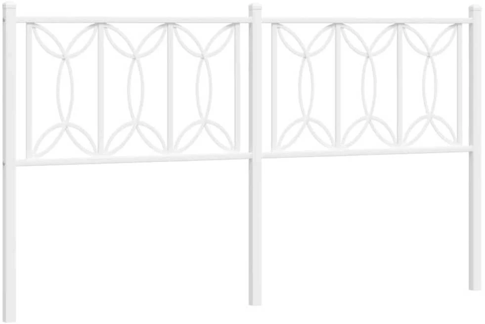 Metalinis pakaitinis galvūgalis, baltos spalvos, 160cm
