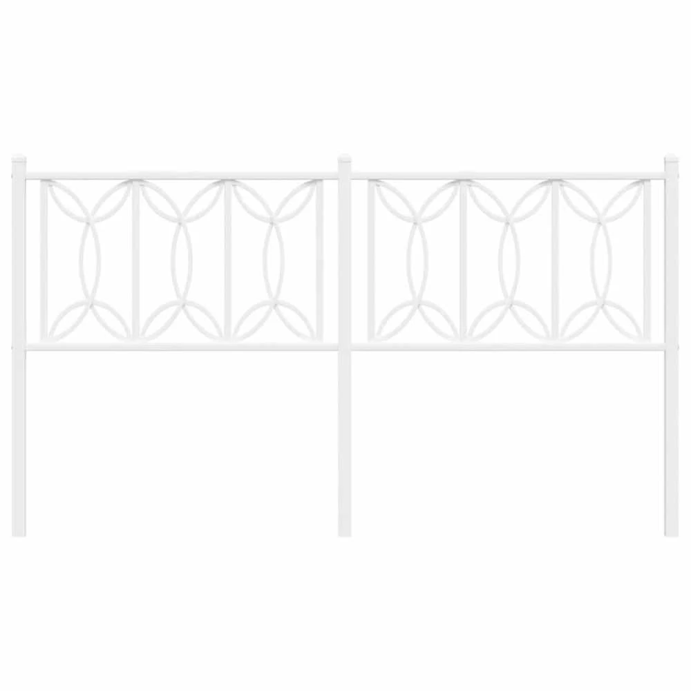 Metalinis pakaitinis galvūgalis, baltos spalvos, 160cm