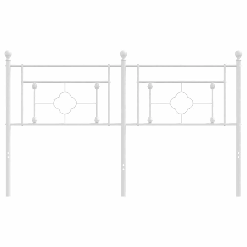 Metalinis pakaitinis galvūgalis, baltos spalvos, 160cm