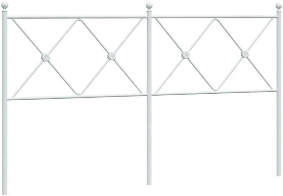 Metalinis galvūgalis, baltos spalvos, 160cm