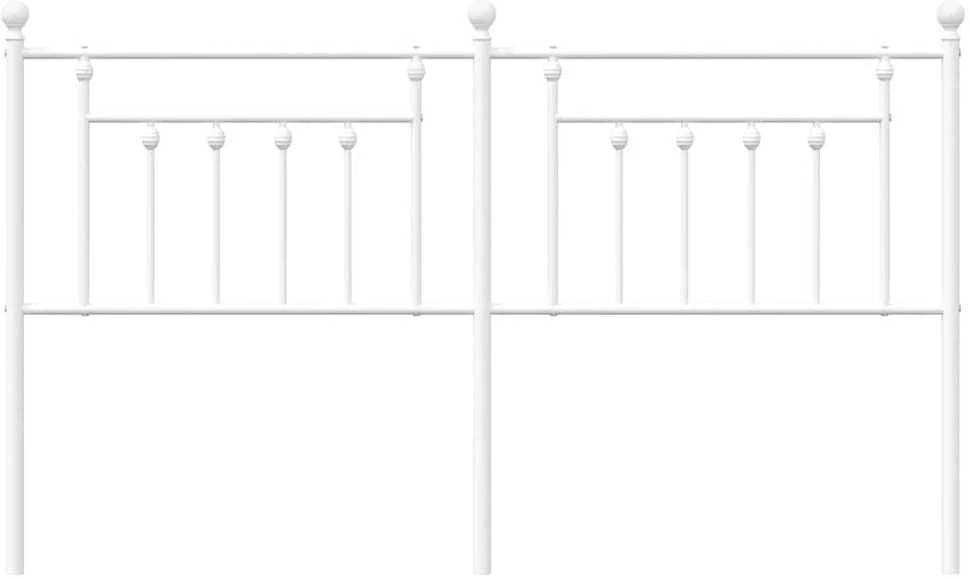 Metalinis galvūgalis, baltos spalvos, 160cm