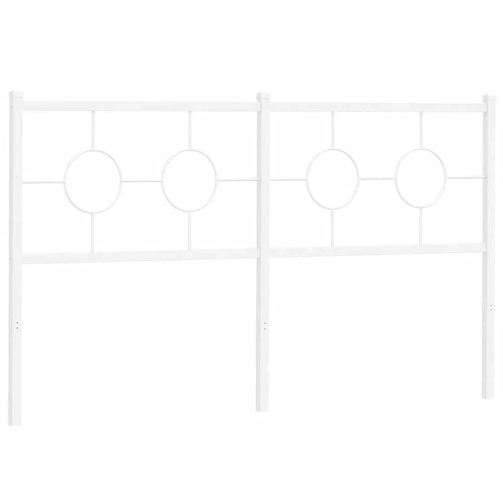 Metalinis galvūgalis, baltos spalvos, 160cm