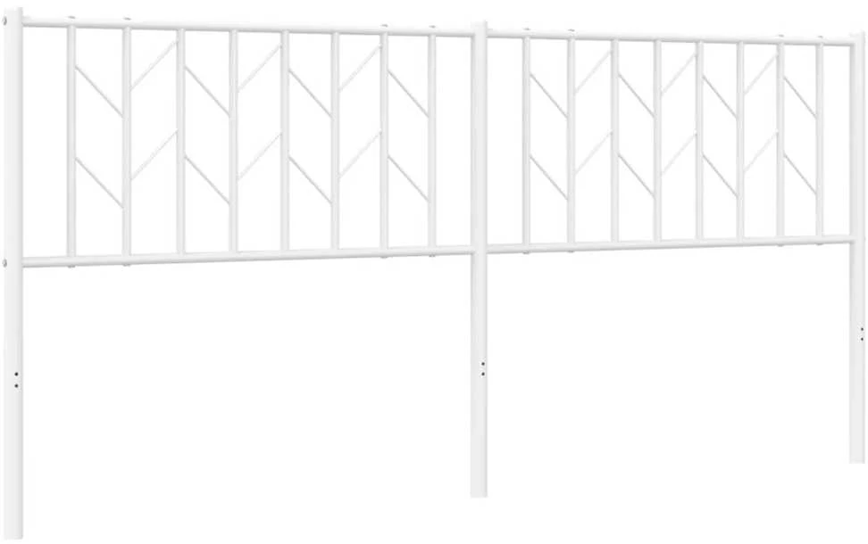 Metalinis galvūgalis, baltos spalvos, 180cm